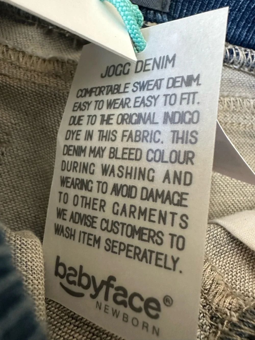 NWT Babyface Baby Boy Jogg Denim Jeans Size 6 Months